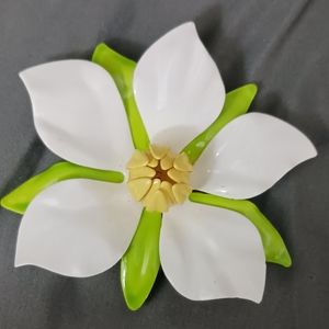 Vintage Enameled Flower Brooch